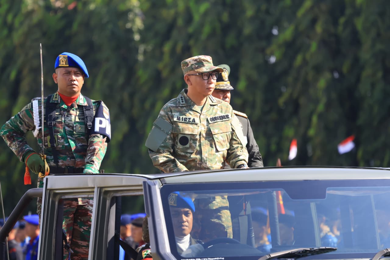HUT ke-80 TNI, Gubernur Lampung:  TNI Adalah Bagian Dalam Pembangunan Bangsa